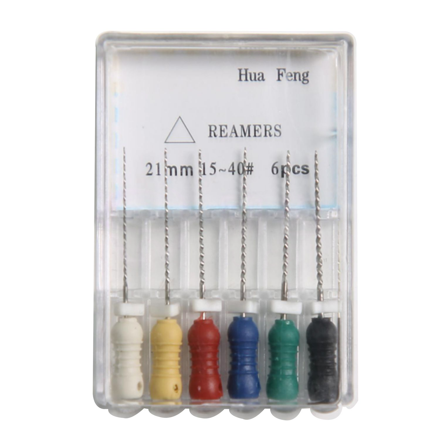 华锋 根管锉(R锉) 镍钛 1盒(6支) 15-40# 21mm 镍钛-牙医帮